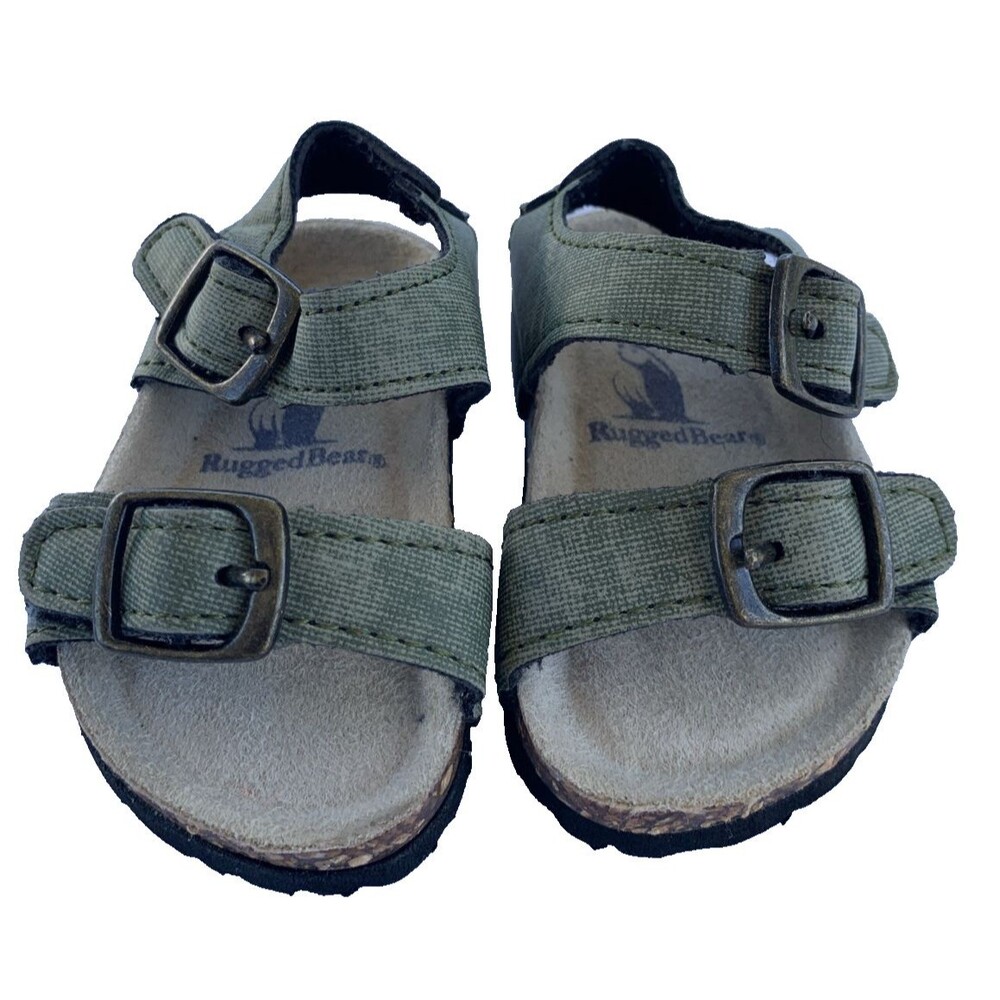 Rugged Bear Baby Sandals Green Sz 2